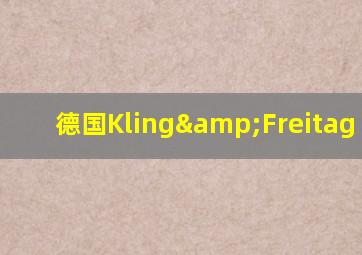 德国Kling&Freitag CD44